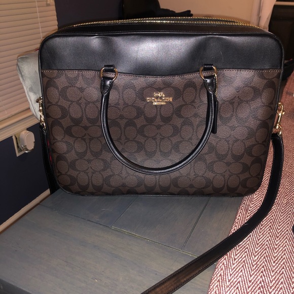 New with tags!! Authentic Coach laptop case